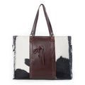 Magdalena Cross-Stitched, Leather, Handmade Weekender Bag