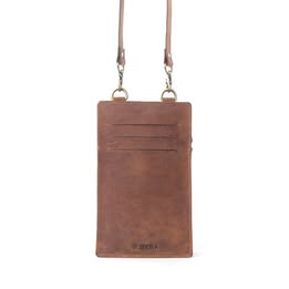 Mesa Ridge Hand-Tooled Leather Mini Bag