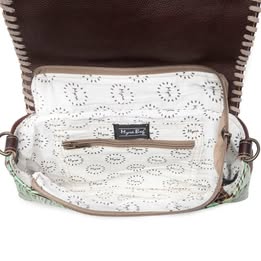 Canyonlands Leather & Hair-On Handmade Crossbody Bag / Shoulder