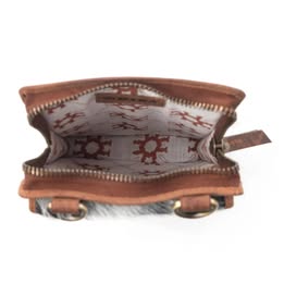Mesa Ridge Hand-Tooled Leather Mini Bag