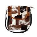 Tucker Ridge Hair-On Leather Shoulder / Crossbody Bag - Handmade