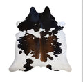 Exotic Tri-Color, Long-Hair Cowhide