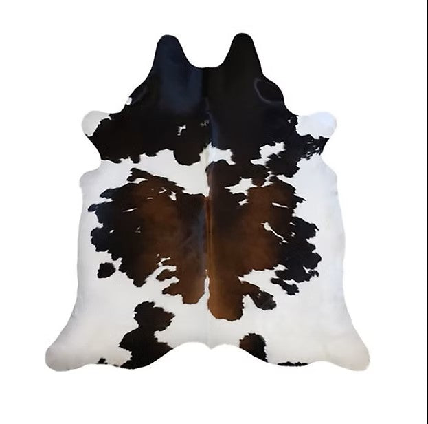 Exotic Tri-Color, Long-Hair Cowhide